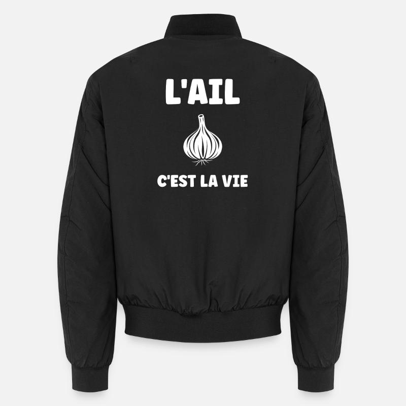 GARLIC IS LIFE Unisex Bomber Jacket