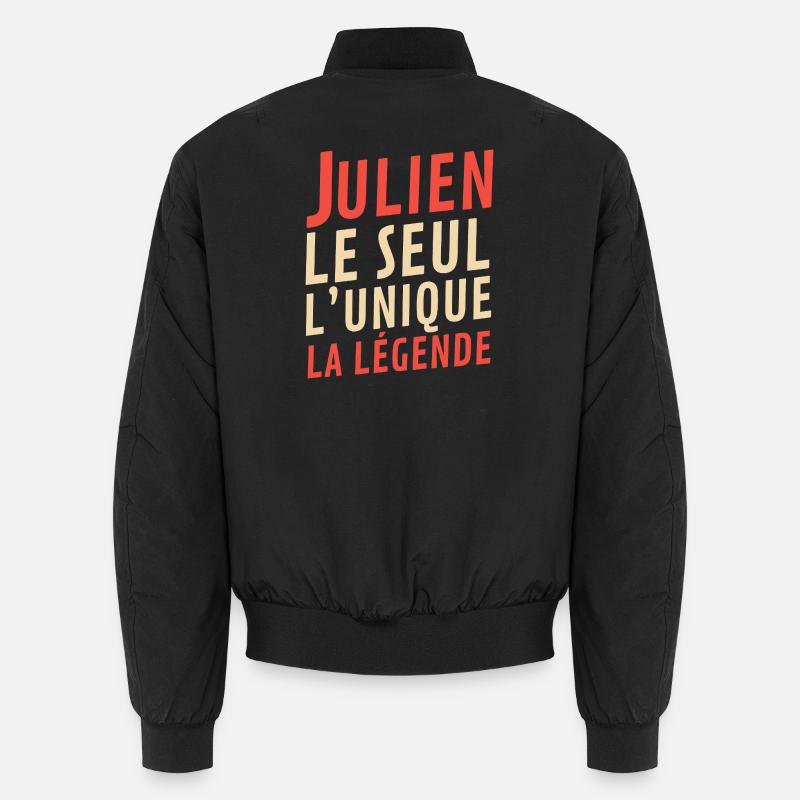 Julian–The One, the Only, the Legend Unisex Bomber Jacket