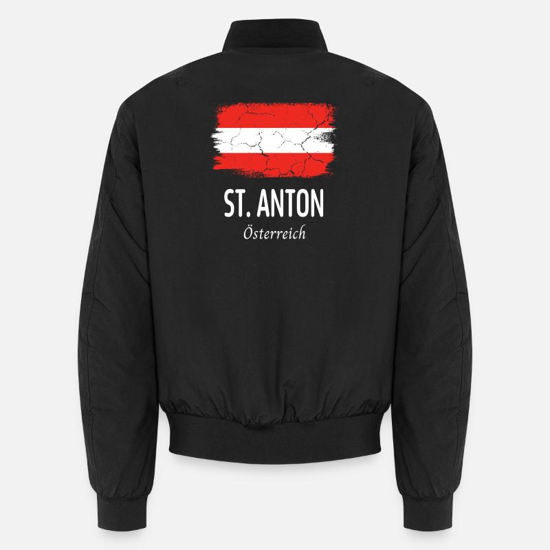 Saint-Anton - Bomber unisexe - noir