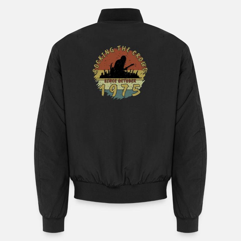 50. Geburtstag Rocking the crowd GIT 10/1975 Unisex Bomberjacke