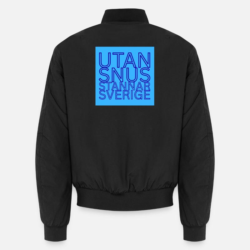Without snus, Sweden will stop Unisex Bomber Jacket