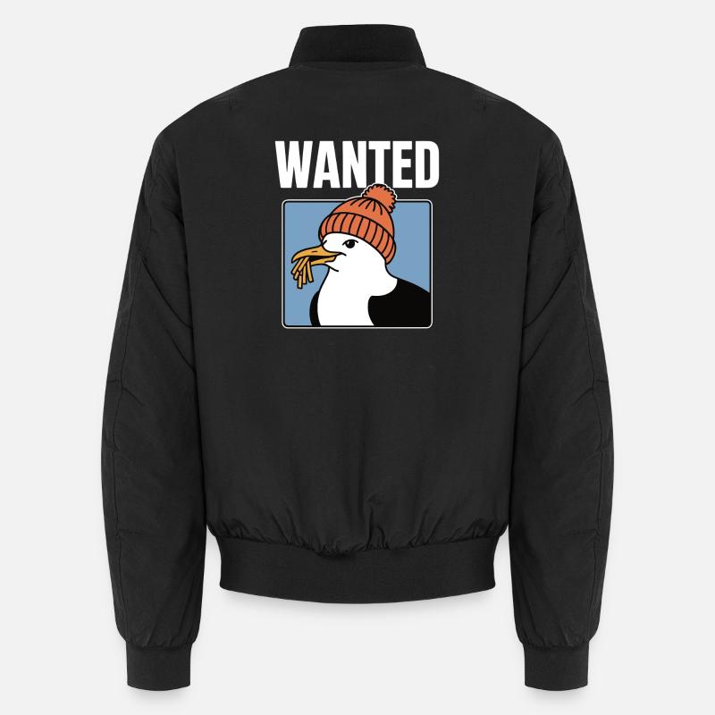 Gesuchte Pommes-möwe Unisex Bomberjacke