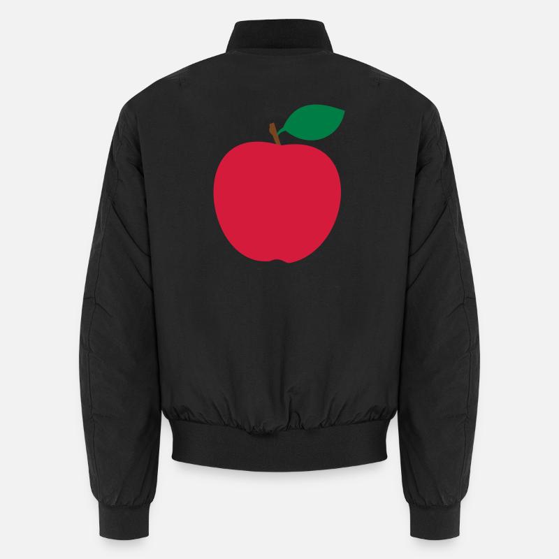 Roter Apfel Unisex Bomberjacke