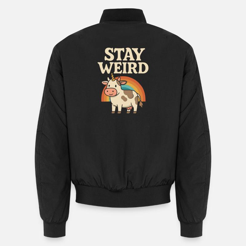 Stay crazy Unisex Bomber Jacket