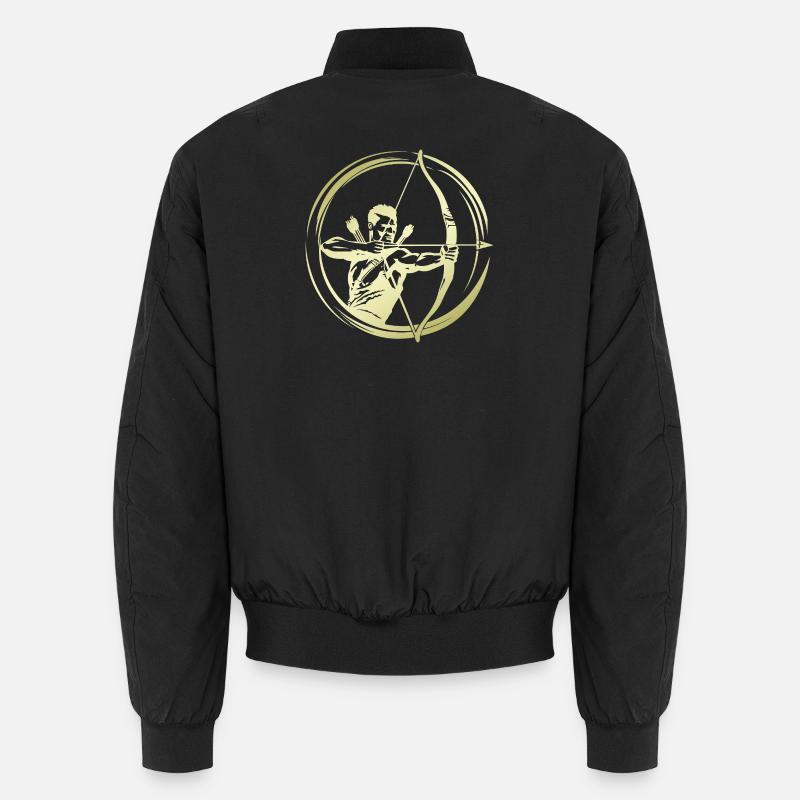 Silhouette de tir à l’arc Bomber unisexe