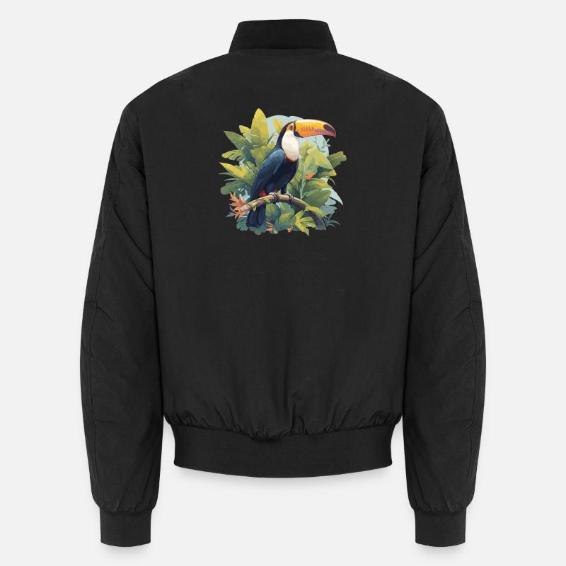 Toucans Toucan - Unisex Bomber Jacket - black