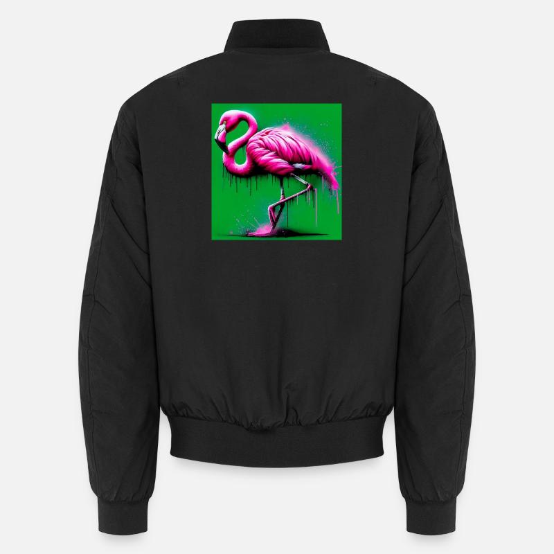 Flamant - Bomber unisexe - noir