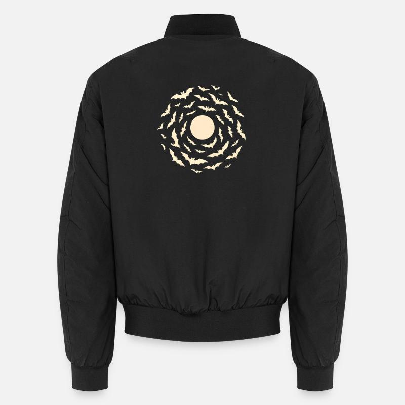 Mondfledermaus Spirale Unisex Bomberjacke