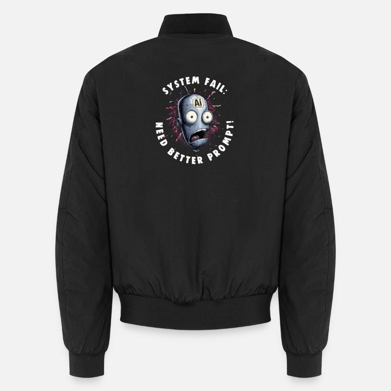 NEED BETTER PROMPT Nerds Promt Engineer Unisex Bomber Jacket