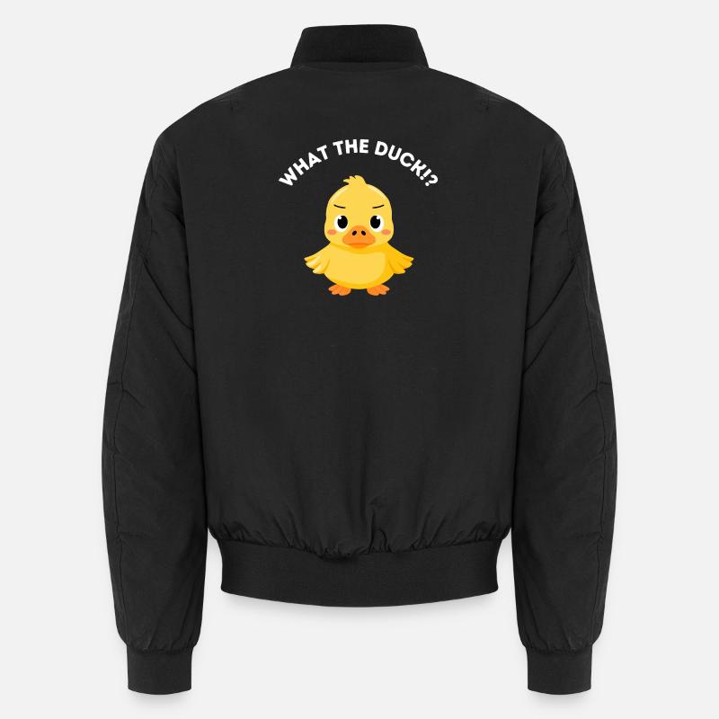 Funny Duckling Pun - Qu’est-ce que le canard Bomber unisexe