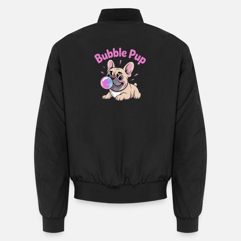 Bubble Pup Bouledogue Français avec bulle de savon Bomber unisexe