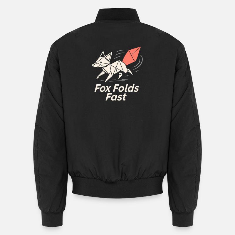 Origami Clubgeschenk Einerfalt Zu Einer Unisex Bomberjacke