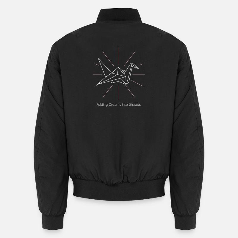 Origami Clubgeschenk Einerfalt Zu Einer Unisex Bomberjacke
