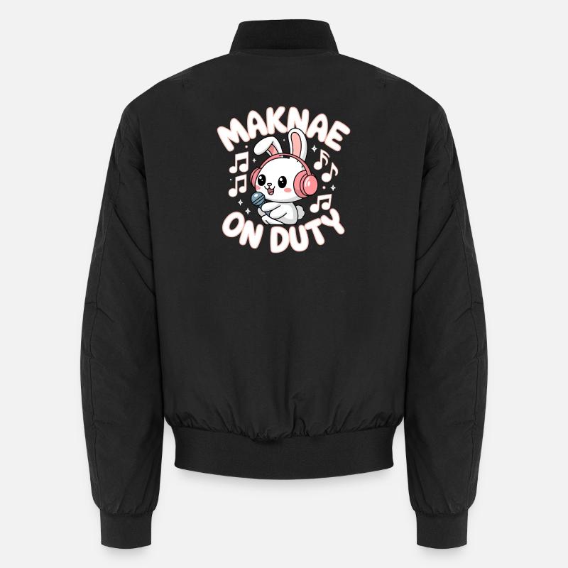 K-Pop Fan Funny Korea Maknae Unisex Bomber Jacket