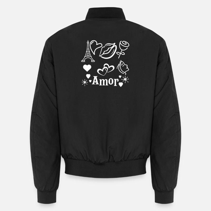 Amor - Bomber unisexe - noir
