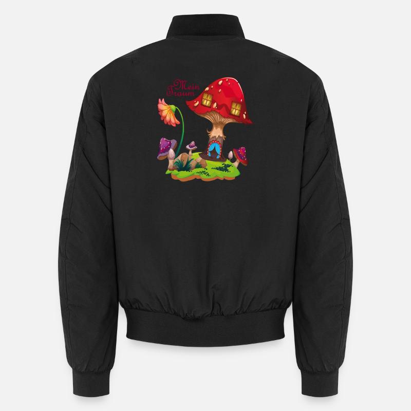 Märchenwald  Traumhaus Unisex Bomberjacke