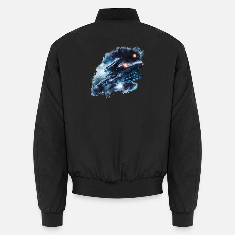 Nebelstern Spacefighter, SciFi UFO Unisex Bomber Jacket