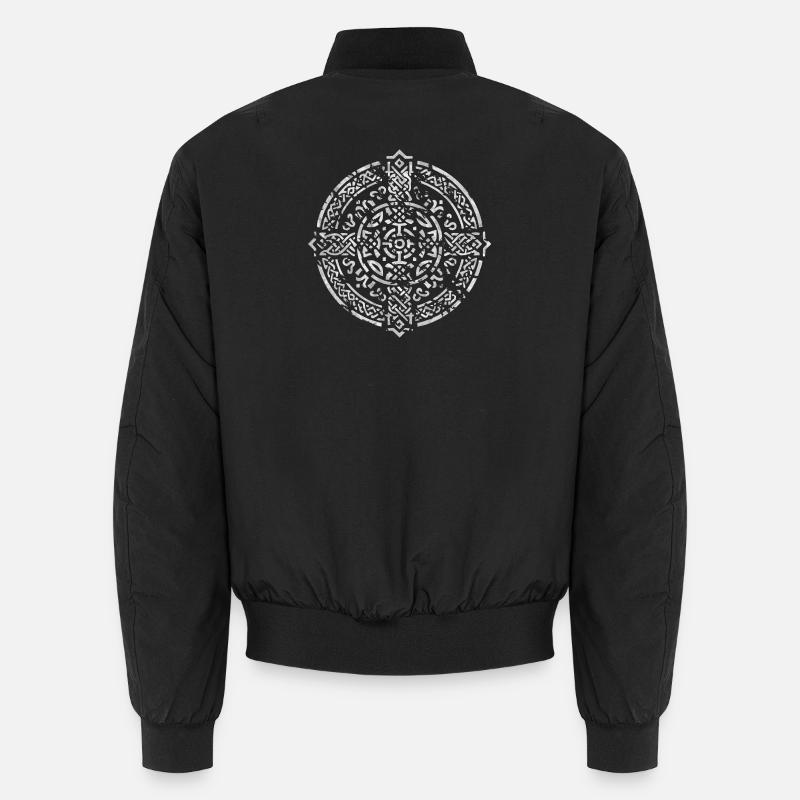 Celtic Cross - Unisex Bomber Jacket - black