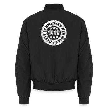 Soeur 1969 - Bomber unisexe - noir - Dos - AI Model Male 185 light (185cm)