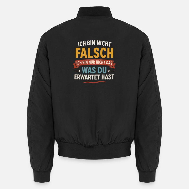I'm not wrong - not what you expected Unisex Bomber Jacket