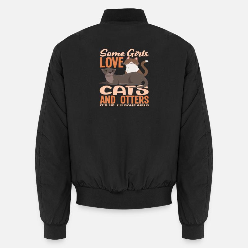 Seeotter-katzen Unisex Bomberjacke