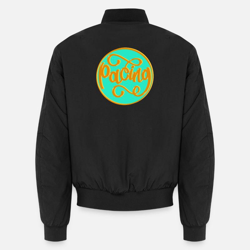 Pacing - Unisex Bomber Jacket - black