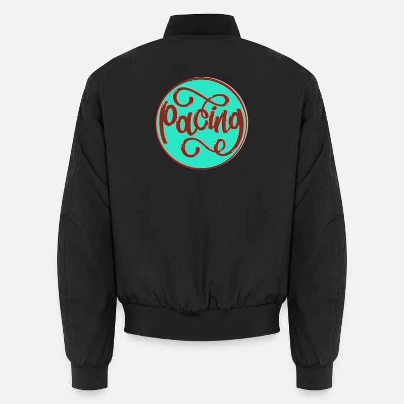Pacing - Unisex Bomber Jacket - black