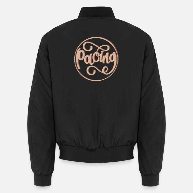 Pacing - Unisex Bomber Jacket - black