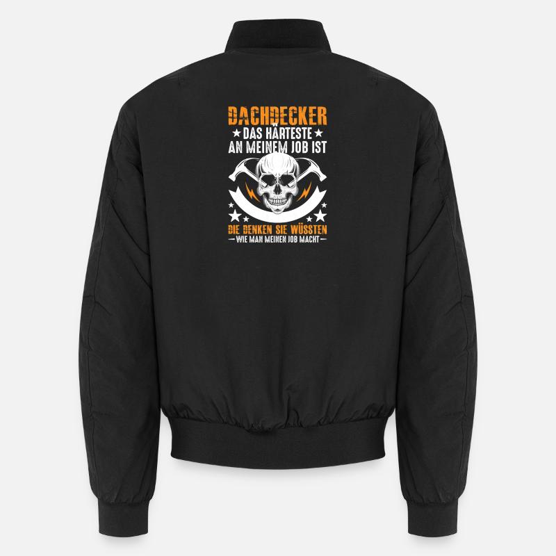 Roofer-The-Hardest Unisex Bomber Jacket