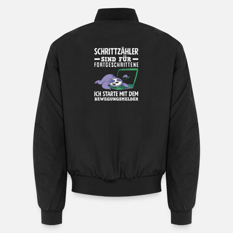 Schrittzähler? Ich nutze den Bewegungsmelder Unisex Bomberjacke