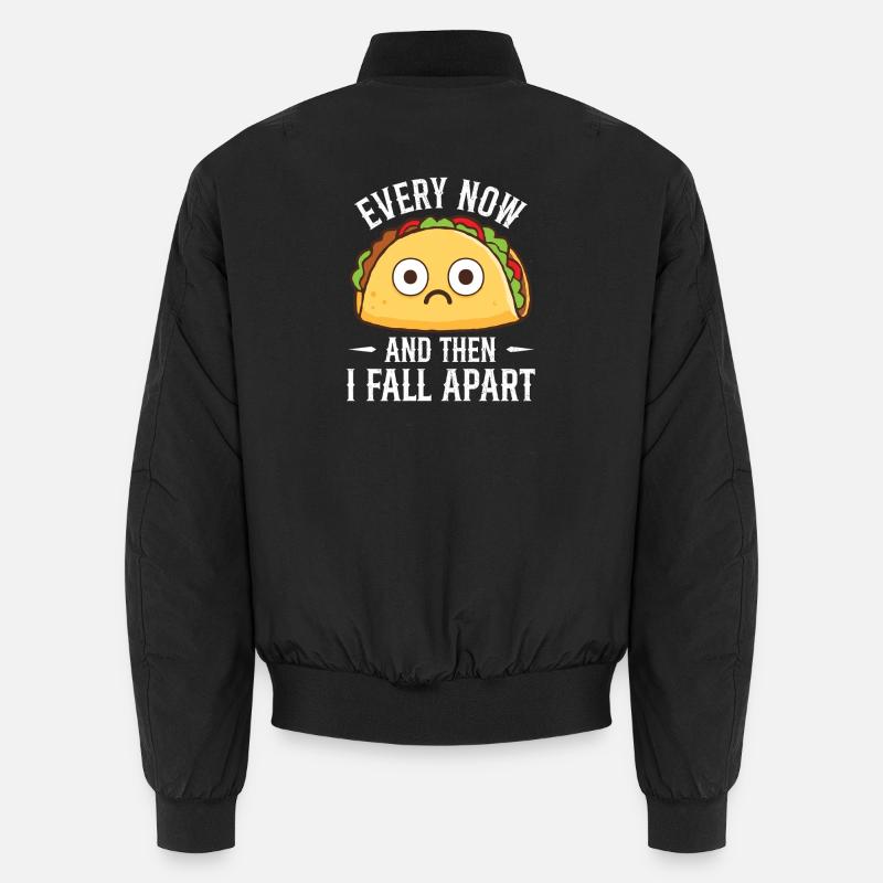 De temps en temps, je m’effondre Taco Joke Bomber unisexe