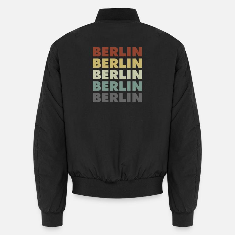 Berlin - Germany - Deutschland - Lettering Unisex Bomberjacke