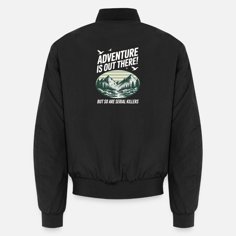 Adventure Is Out There Serial Killers Unisex Bomberjacke