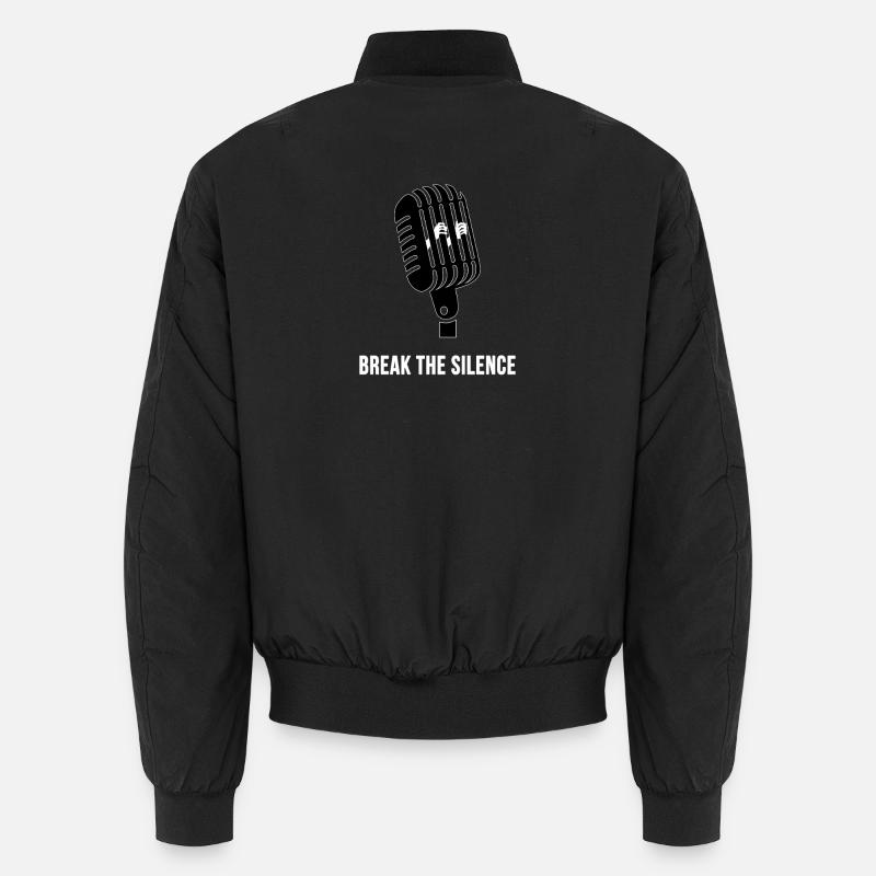Briser le silence - Bomber unisexe - noir