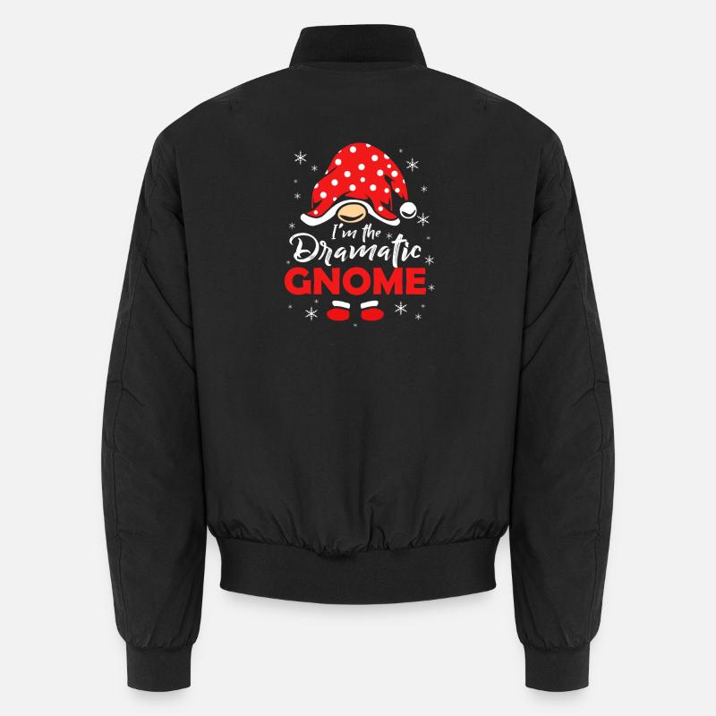 Gnome Drama - Unisex Bomber Jacket - black