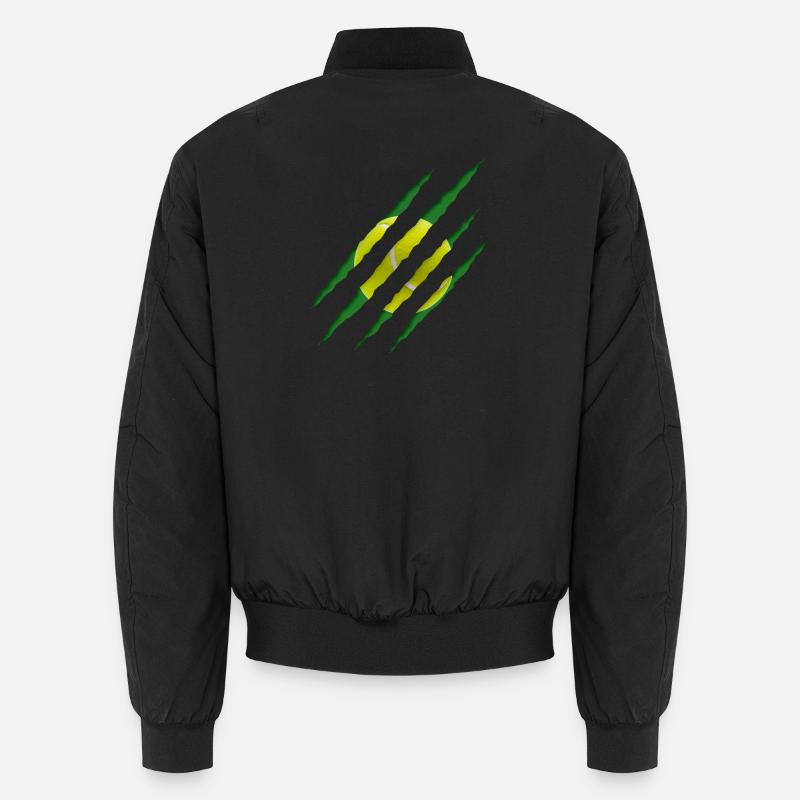 Tennis Ball Scratch Pattern - Unisex Bomber Jacket - black