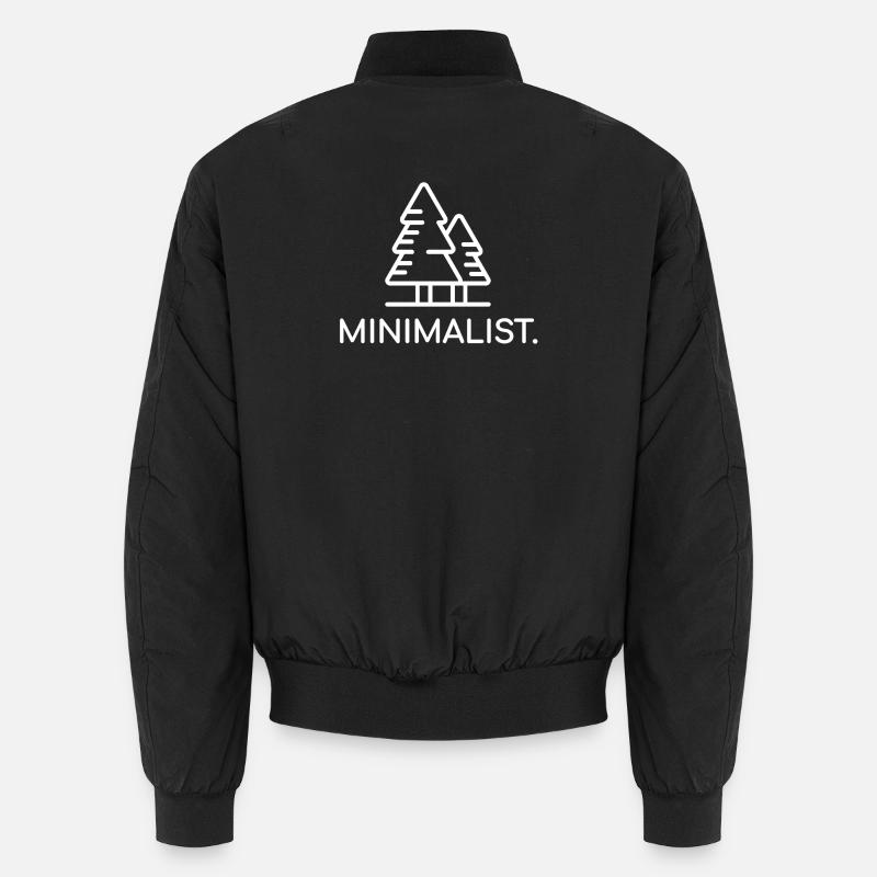 MINIMALIST. SAPINS BLANCS Bomber unisexe