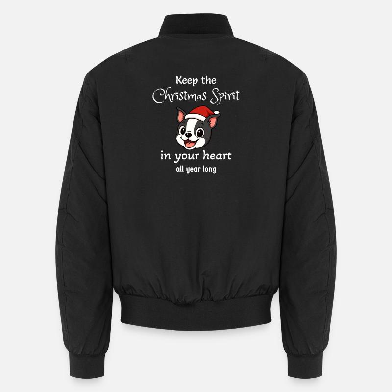 Boston - Weihnachtsstimmung Unisex Bomberjacke
