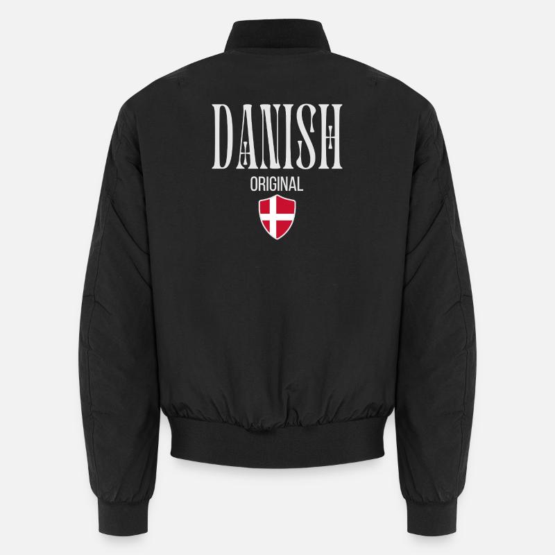 Original Danish, Danish Pride - Unisex Bomber Jacket - black