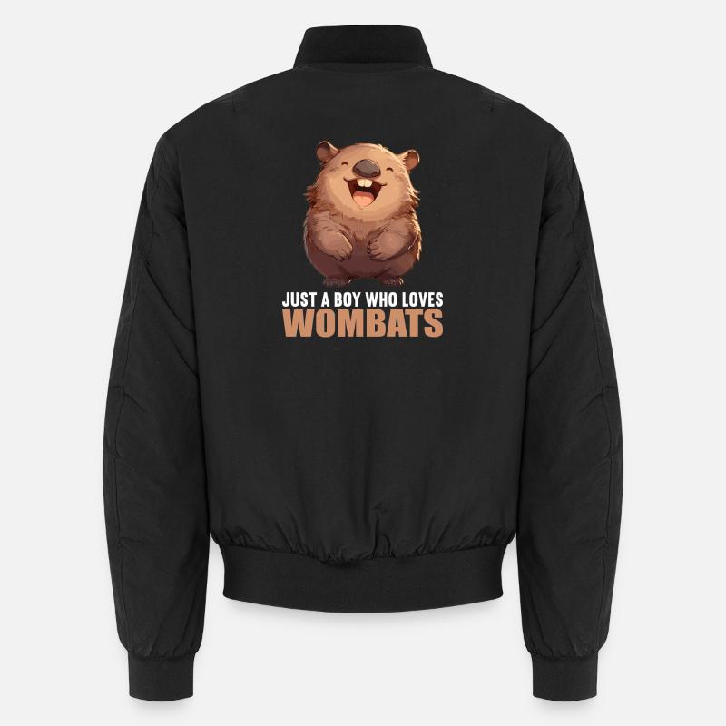 Wombats Wombat - Bomber unisexe - noir