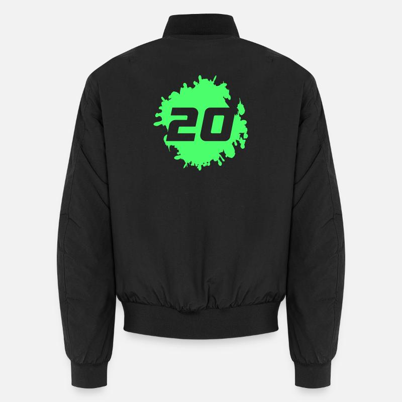 Neon Splash 20 Jubiläum Unisex Bomberjacke
