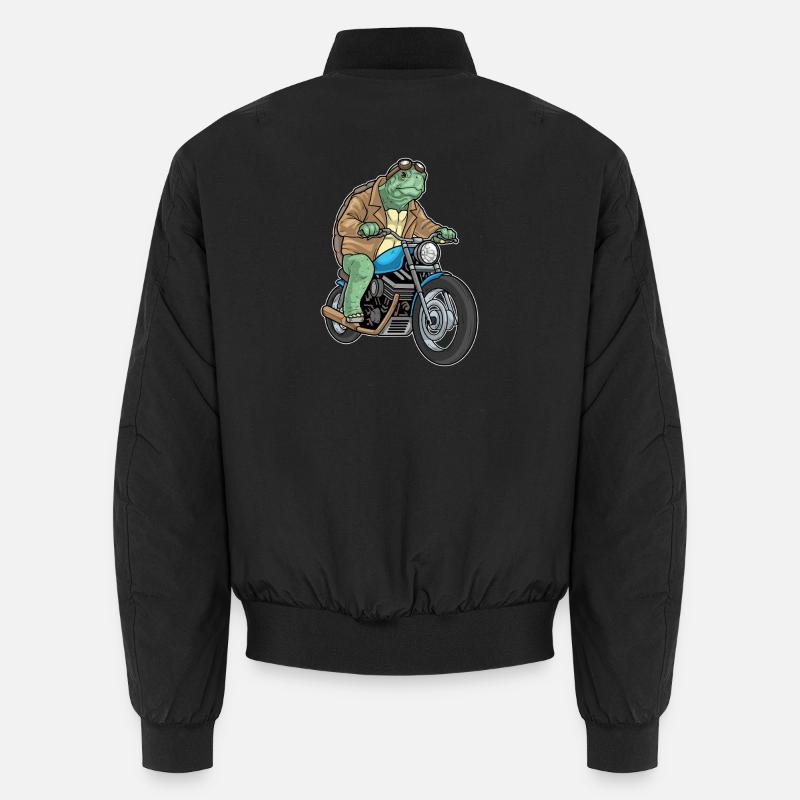 Turtle Motorcycle Unisex Bomber Jacket