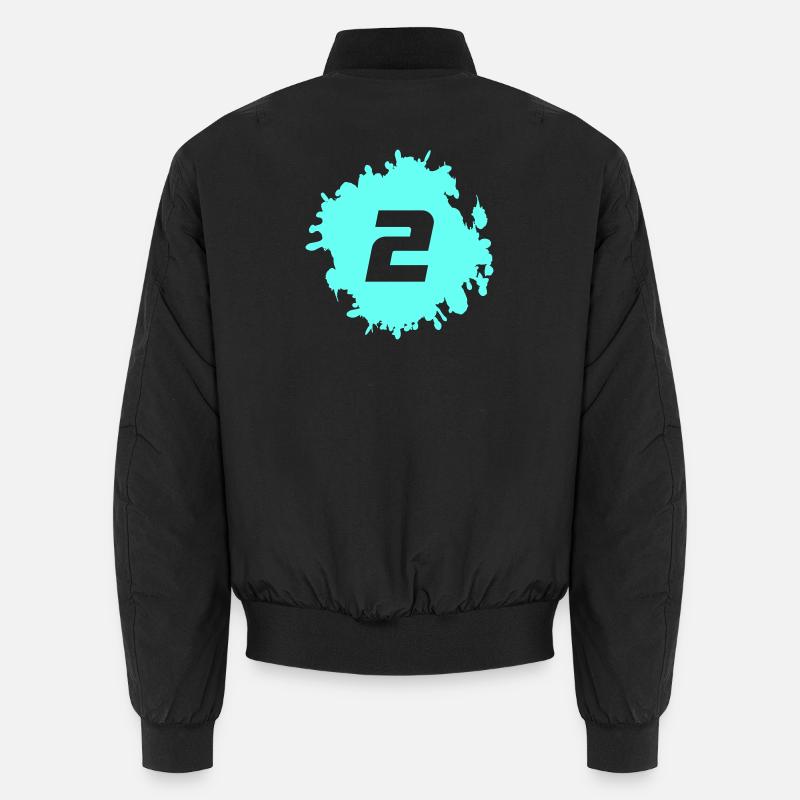 Néon Aqua 2 Splash Bomber unisexe