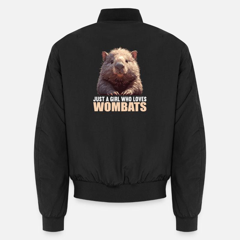 Wombats Wombat - Bomber unisexe - noir