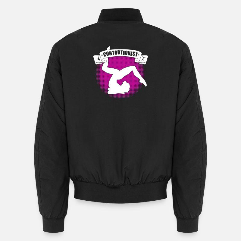 Quote for a contortionist Unisex Bomber Jacket