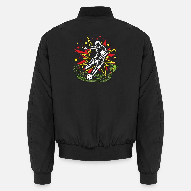 Kicker im ComicBeat Unisex Bomberjacke