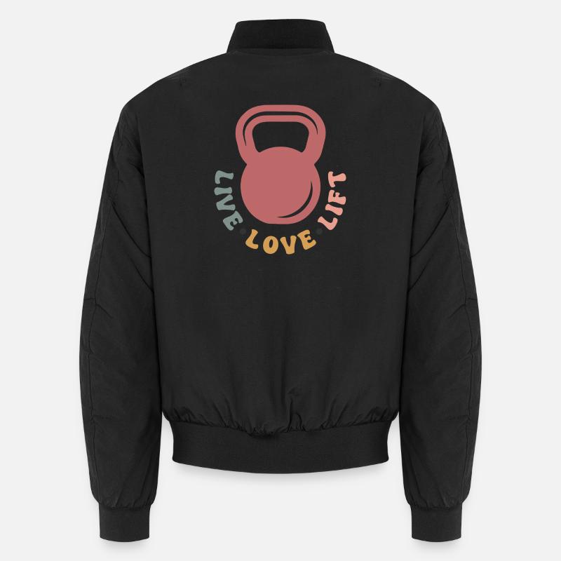 Kettlebell One Love Unisex Bomberjacke