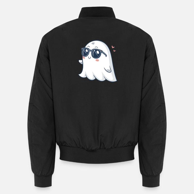 Schicke Ghost Sonnenbrille - Unisex Bomberjacke - Schwarz
