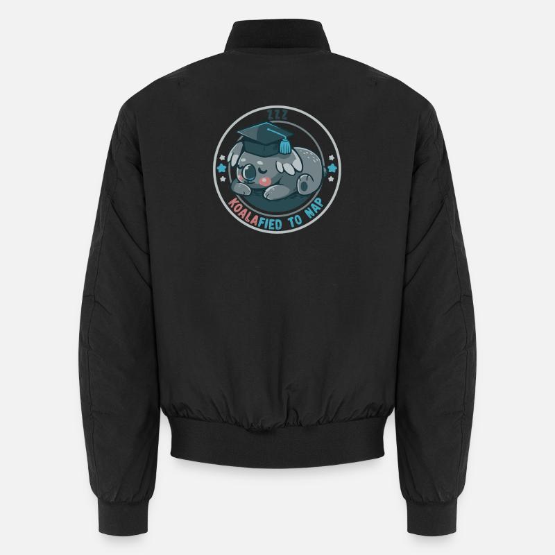 Koalafied zum Nickerchen Unisex Bomberjacke