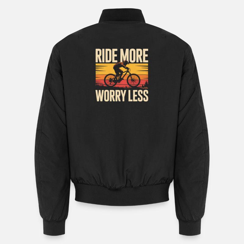 Cyclisme Cyclisme VTT - Bomber unisexe - noir